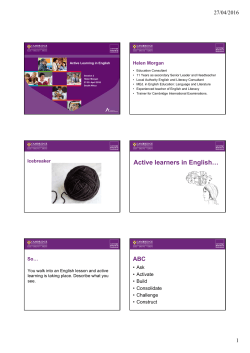 English active learning