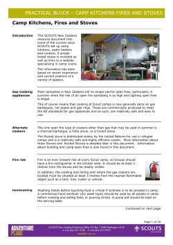Camp Kitchens, Fires And Stoves
