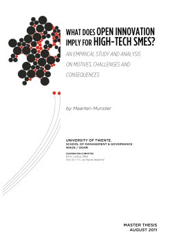 imply forhigh-tech smes? - University of Twente Student Theses