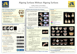 Aligning Surfaces Without Aligning Surfaces