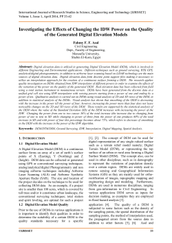 Investigating the Effects of Changing the IDW Power on