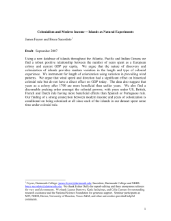 Is Colonialism Good For You