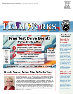 Free Test Drive Event! - Teamsters Council #37 Federal Credit Union