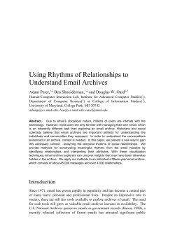 Rhythm of Relationships