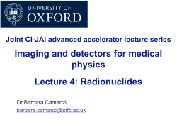 Lecture 4 radionuclides to print