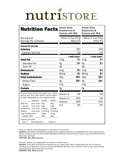 Nutrition Facts