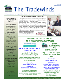 May 2015 - Port Orange - South Daytona Chamber