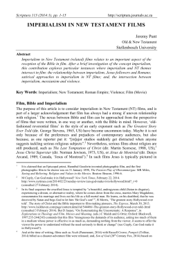 imperialism in new testament films