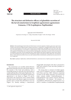 The structure and defensive efficacy of glandular