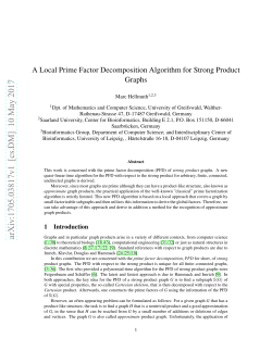 A Local Prime Factor Decomposition Algorithm for Strong Product