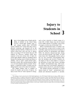 Injury to Students in School