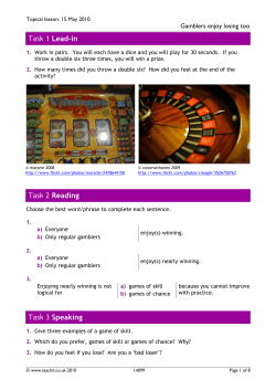 Task 1 Lead-in Task 2 Reading Task 3 Speaking