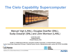 Slides - Cray User Group