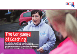 Coaching Language Top Tips