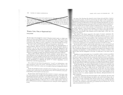 Women: Caste, Class, or Oppressed Sex?