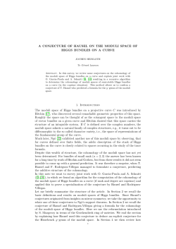 A CONJECTURE OF HAUSEL ON THE MODULI SPACE OF HIGGS