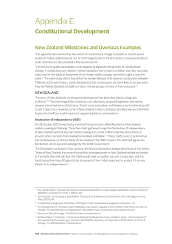 NEW ZEALAND - The Constitution Conversation