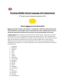 Pershing Middle School Language Arts Department