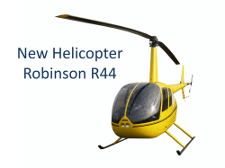 New Helicopter Robinson R44