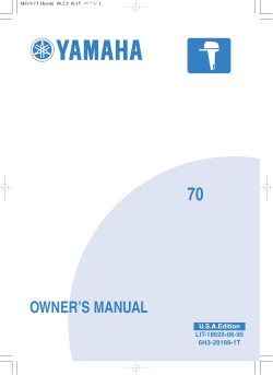 70HP Owner`s Manual