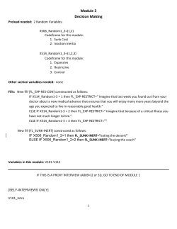 Module 3 Decision Making