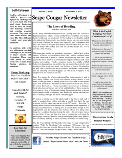 Sespe Cougar Newsletter