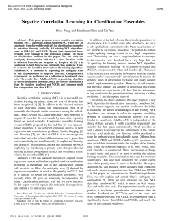 Negative Correlation Learning for Classification Ensembles