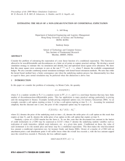 estimating the mean of a non-linear function of conditional expectation
