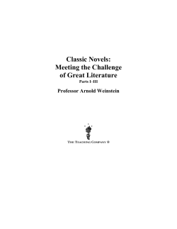 Classic Novels: Meeting the Challenge of Great Literature