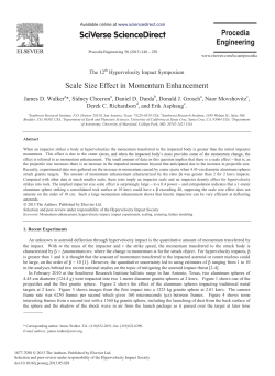 Scale Size Effect in Momentum Enhancement