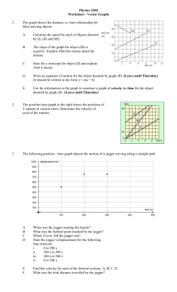 Time Graphs for Uniform Motion