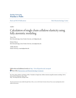 Calculation of single chain cellulose elasticity using fully atomistic