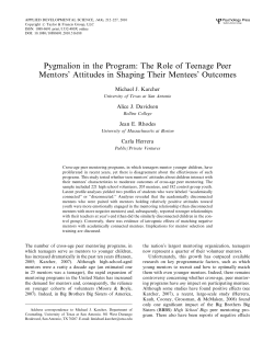 Pygmalion in the Program