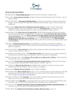 Books for Grieving Children