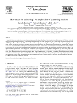 How much for a dime bag? An exploration of youth drug markets