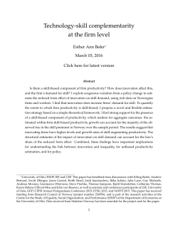 Technology-skill complementarity at the firm level