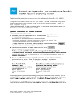 Instrucciones importantes para completar este