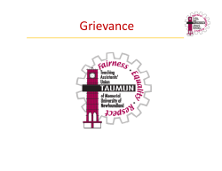Grievance
