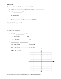 Graph 3x &ndash; 4y 0