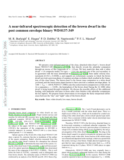 A near-infrared spectroscopic detection of the brown dwarf in the