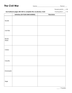 Definition (IN YOUR OWN WORDS) Illustration Secede Civil War