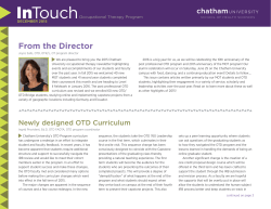 InTouch - chatham.edu