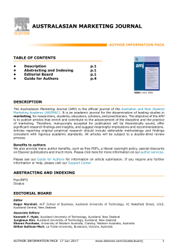 Author Information Pack