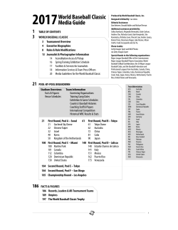 2017 WBC Media Guide.indd