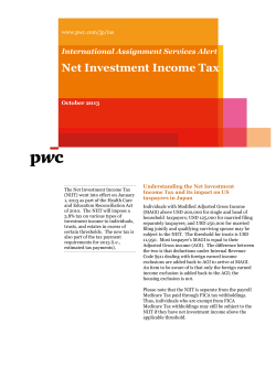 Net Investment Income Tax