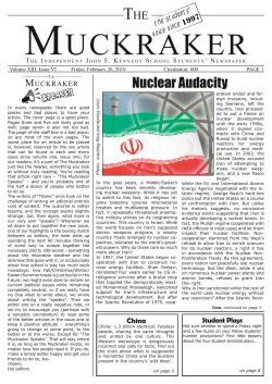 muckraker - John F. Kennedy School Berlin