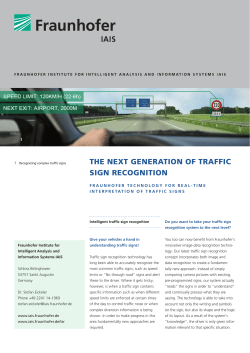 the next generation of traffic sign recognition