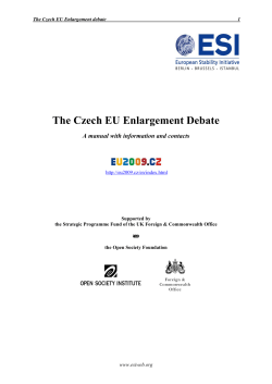 Czech manual - European Stability Initiative