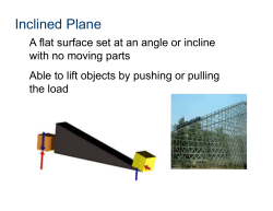 Inclined Plane
