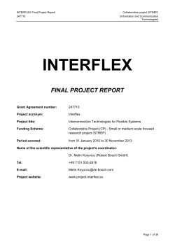 interflex final project report